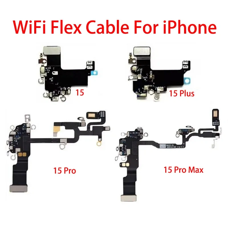 WiFi Antenna Signal Flex Cable For iPhone 11 12 13 Mini 14 Plus 15 Pro Max Wireless Wi-Fi Ribbon Parts
