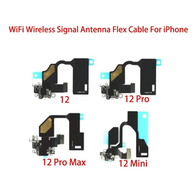WiFi Antenna Signal Flex Cable For iPhone 11 12 13 Mini 14 Plus 15 Pro Max Wireless Wi-Fi Ribbon Parts