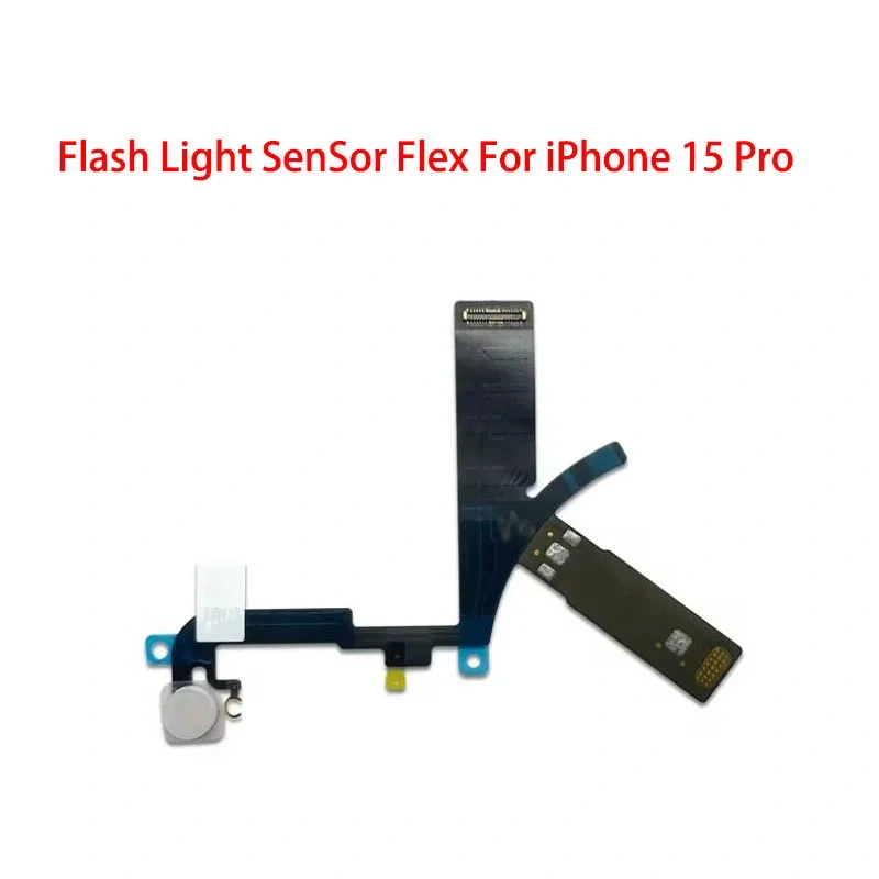 10PCS For iPhone 15 Pro Max Plus Proximity Distance Ambient Repair Parts LED Flash Light Sensor Flex Cable