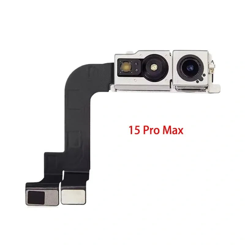 Original Front Small Facetime Camera With Flash Module Sensor Flex Cable For iPhone 15 Plus Pro Max