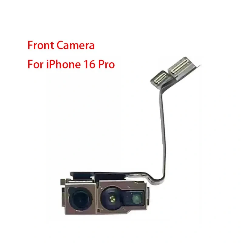 Original Front Small Facetime Camera With Flash Module Sensor Flex Cable For iPhone 16 Plus Pro Max