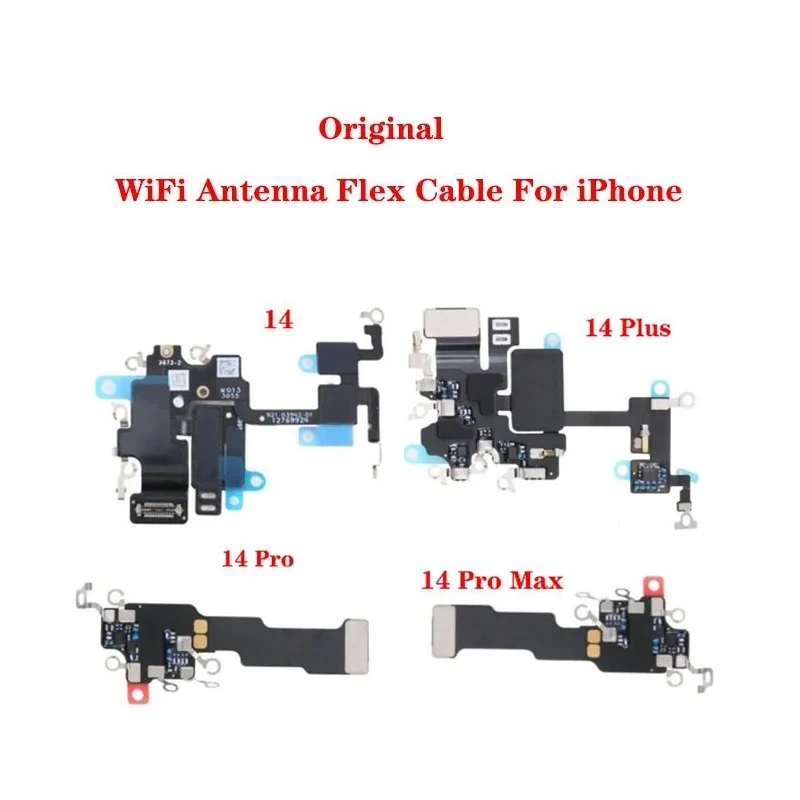 Original WiFi Flex Cable for iPhone 14 Plus Pro Max Wireless Wi-Fi Signal Antenna Ribbon Parts