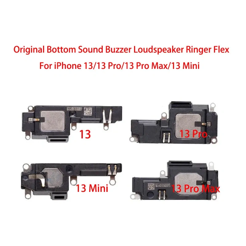 Original Inner Bottom Ringer Buzzer Loud Speaker For iPhone 13 Mini Pro Max Repair Assembly Replacement Parts