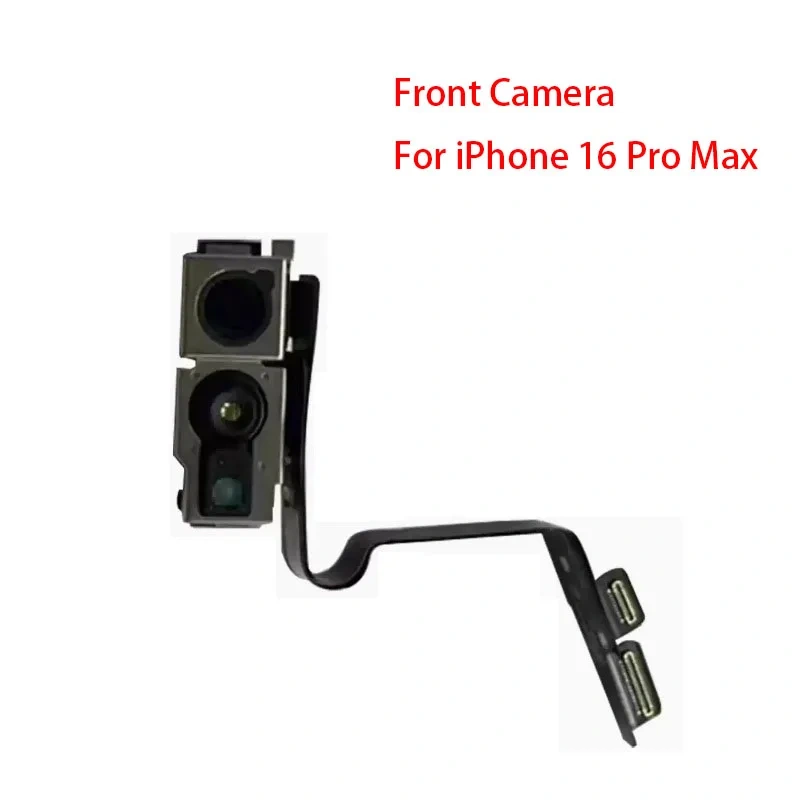 Original Front Small Facetime Camera With Flash Module Sensor Flex Cable For iPhone 16 Plus Pro Max