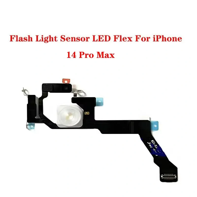 LED Flash Light FPC Sensor Flex Cable Repair Parts For iPhone 14 Plus Pro Max