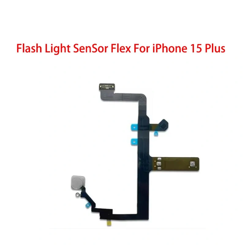 10PCS For iPhone 15 Pro Max Plus Proximity Distance Ambient Repair Parts LED Flash Light Sensor Flex Cable