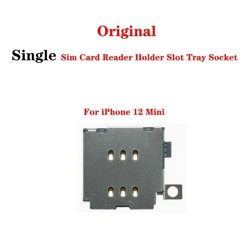 Sim Card Reader Holder Slot Tray Socket Flex Cable For iPhone X XR XS 11 12 13 14 Pro Max Mini Plus