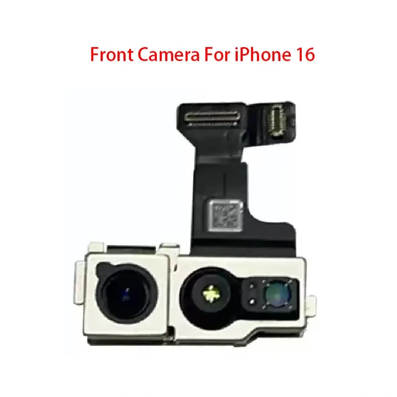 Original Front Small Facetime Camera With Flash Module Sensor Flex Cable For iPhone 16 Plus Pro Max