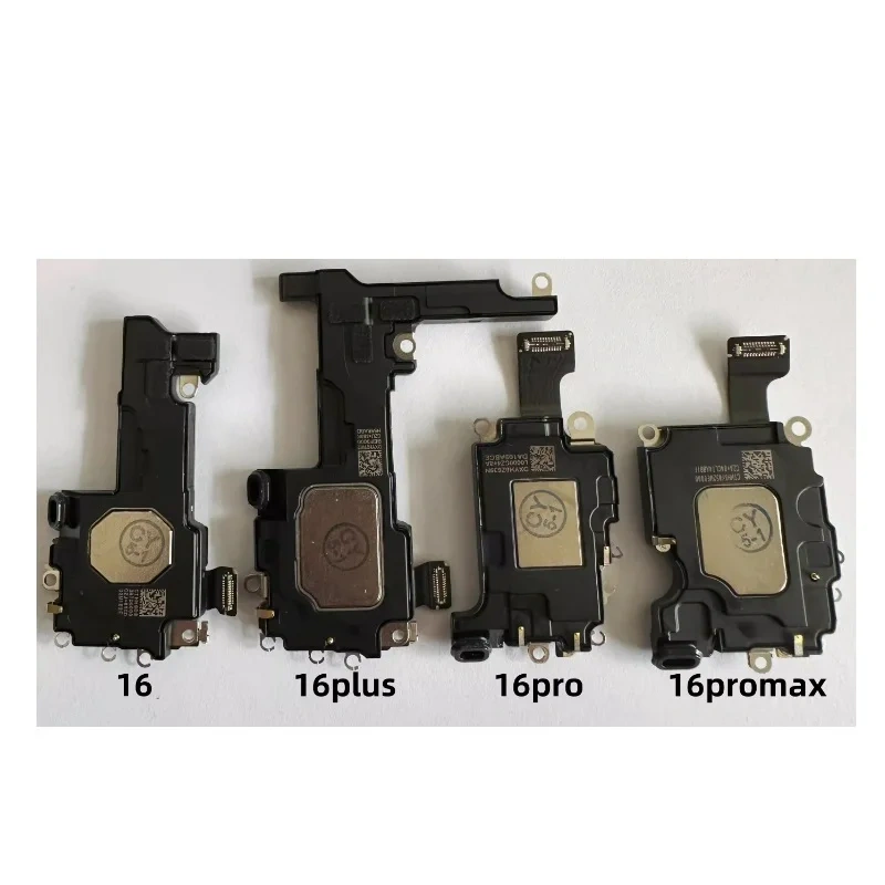 Original Front Top Ear Earpiece Flex For iPhone 16 Pro Max Plus Ear Speaker Headphone Sound Receiver Flex Cable