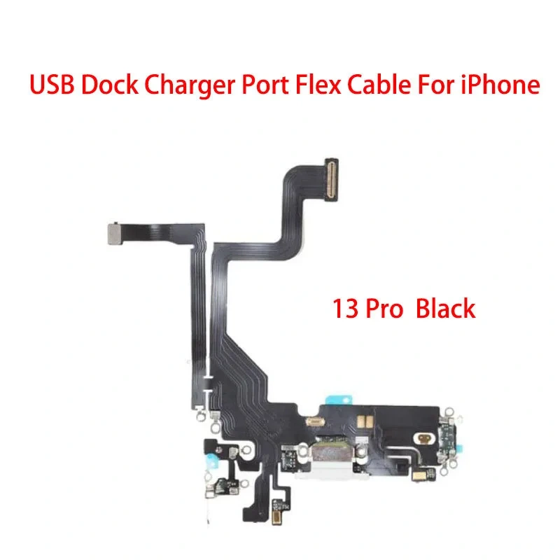 USB Charger Port Connector Dock Charging Flex Cable For iPhone 13 Mini Pro Max Replacement Parts