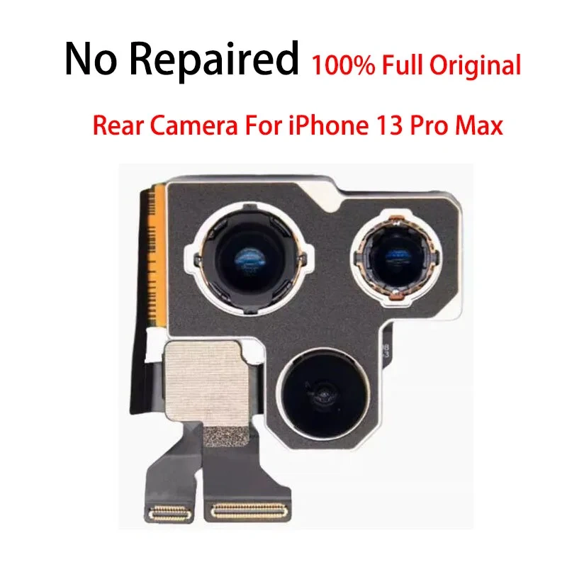 No Repaired Full Original Test Back Rear Main Camera Flash Module Sensor Flex Cable For iPhone 13 Mini Pro Max