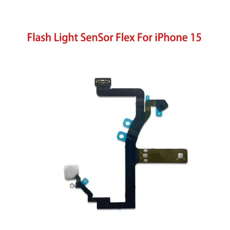 10PCS For iPhone 15 Pro Max Plus Proximity Distance Ambient Repair Parts LED Flash Light Sensor Flex Cable