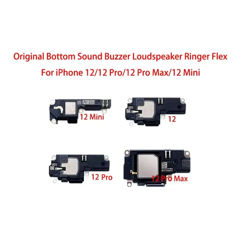 Original Inner Ringer Bottom Buzzer Loud Speaker For iPhone 12 Pro Max Mini Replacement Parts