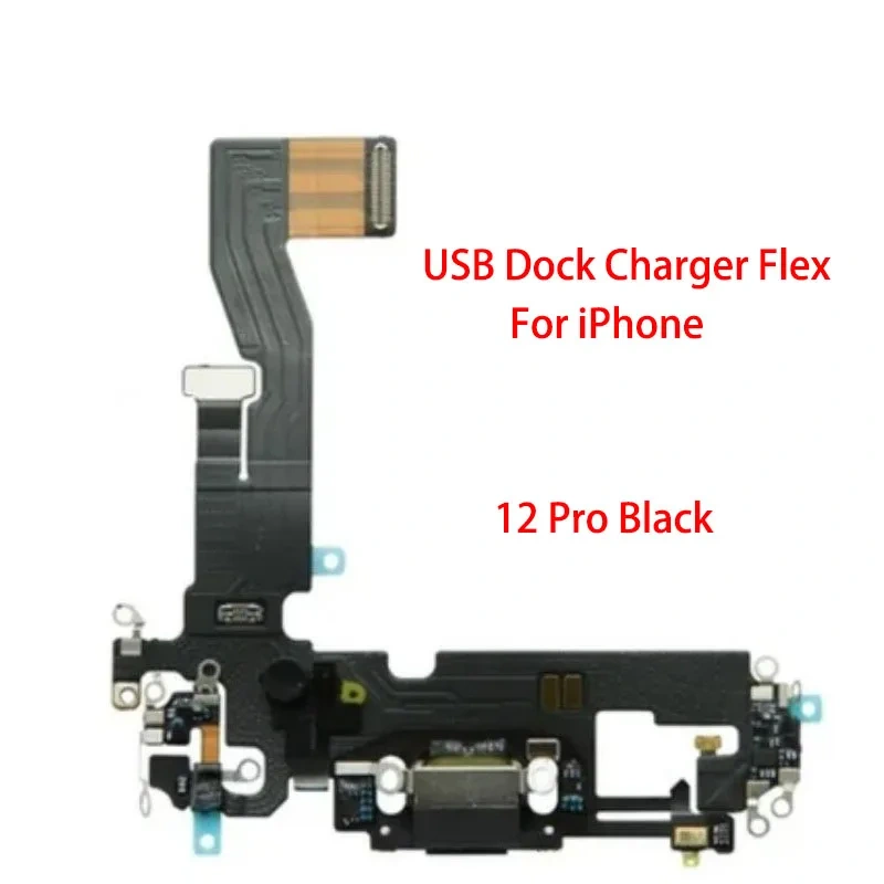 USB Charger Port Connector Dock Charging Flex Cable For iPhone 12 /12 Pro/12 Pro Max Mini Replacement