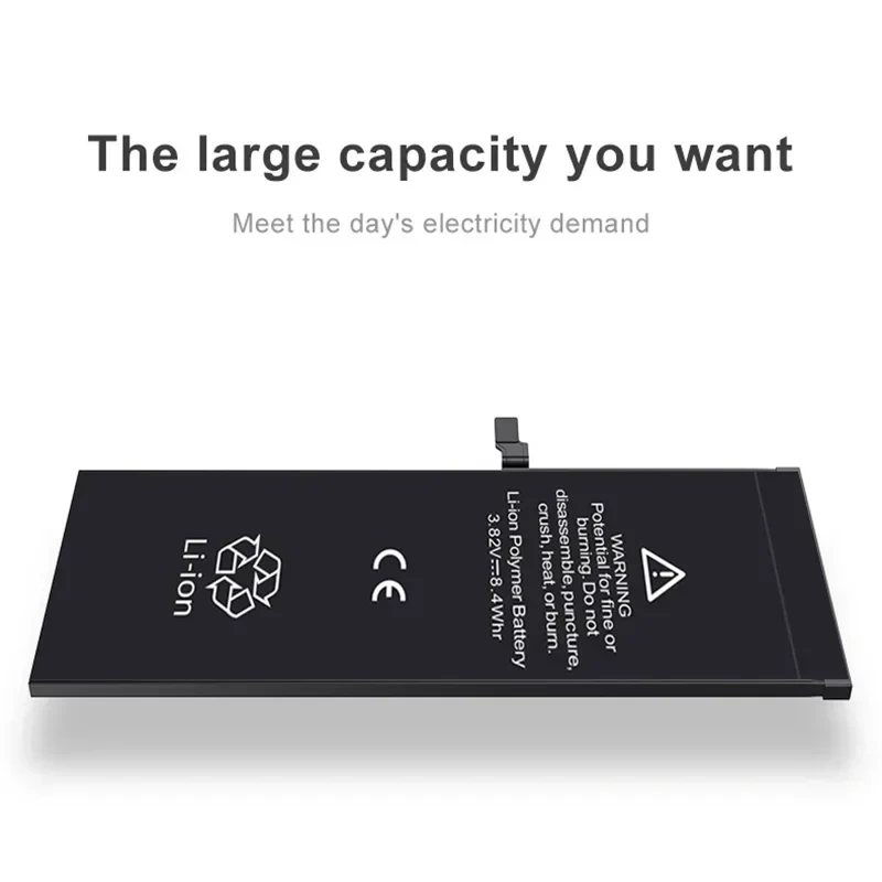 Battery For  iPhone 6 6S 5 5S SE 6P 6SP 7 7Plus 8 8Plus X XR XS 11 SE2 4 4G 4S Pro MAX Replacement Batteria + Free Tools