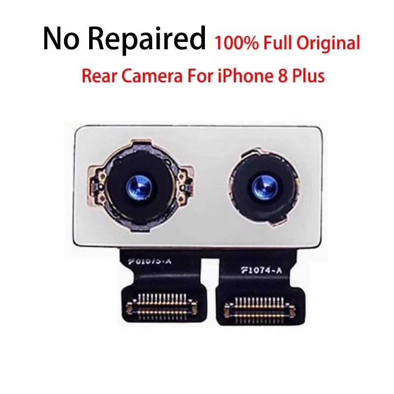 No Repaired Full Original Test Back Rear Main Camera Flash Module Sensor Flex Cable For iPhone 8 Plus