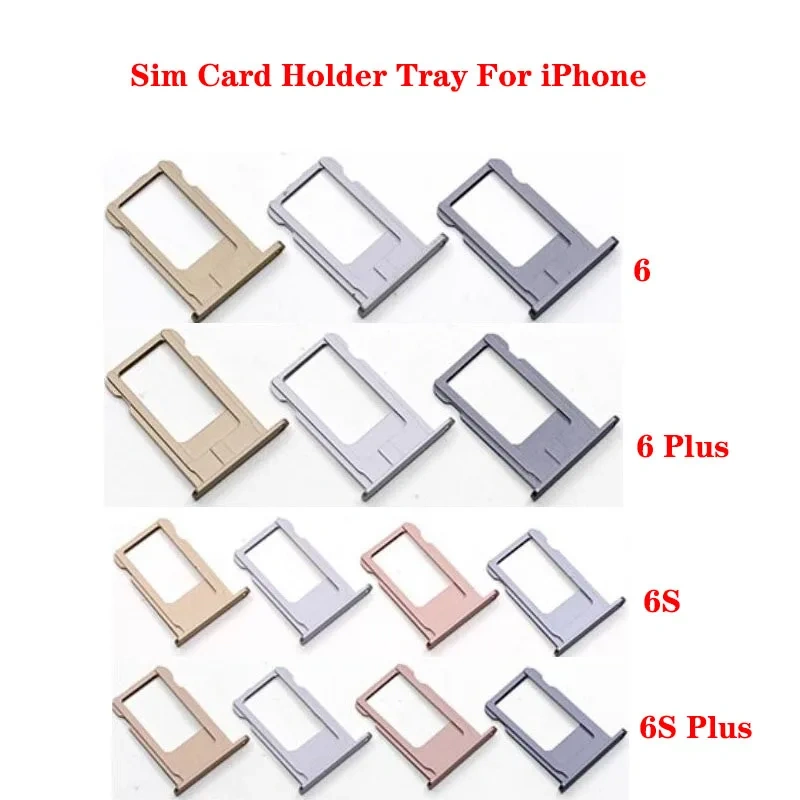 Micro Nano SIM Card Tray Holder For iPhone 6 6S Plus Container Adapter Replacement Part