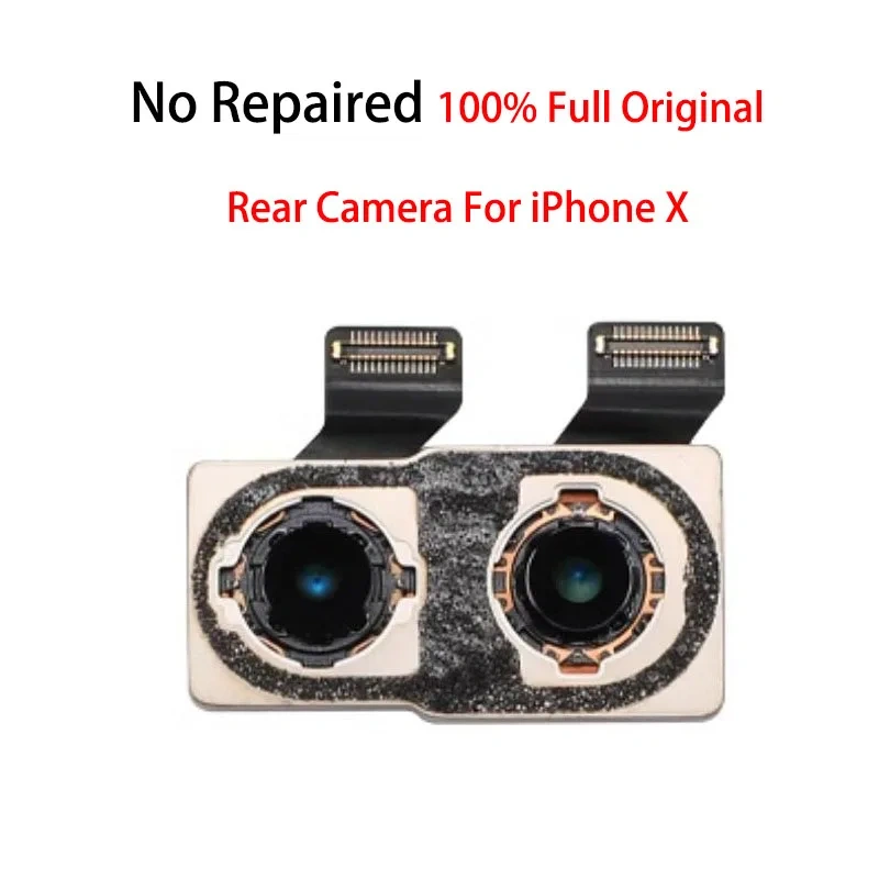 No Repaired Full Original Test Back Rear Main Camera Flash Module Sensor Flex Cable For iPhone X XR XS Max