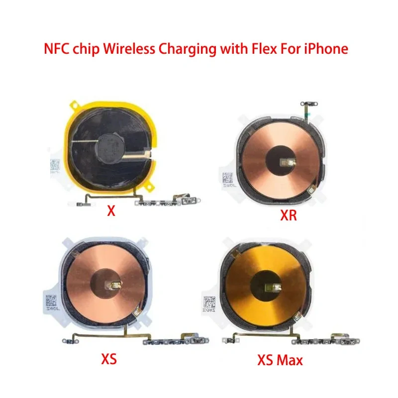 Wireless Charging Chip Coil NFC With Volume Flex For iPhone  X XR XS Max Charger Panel Sticker