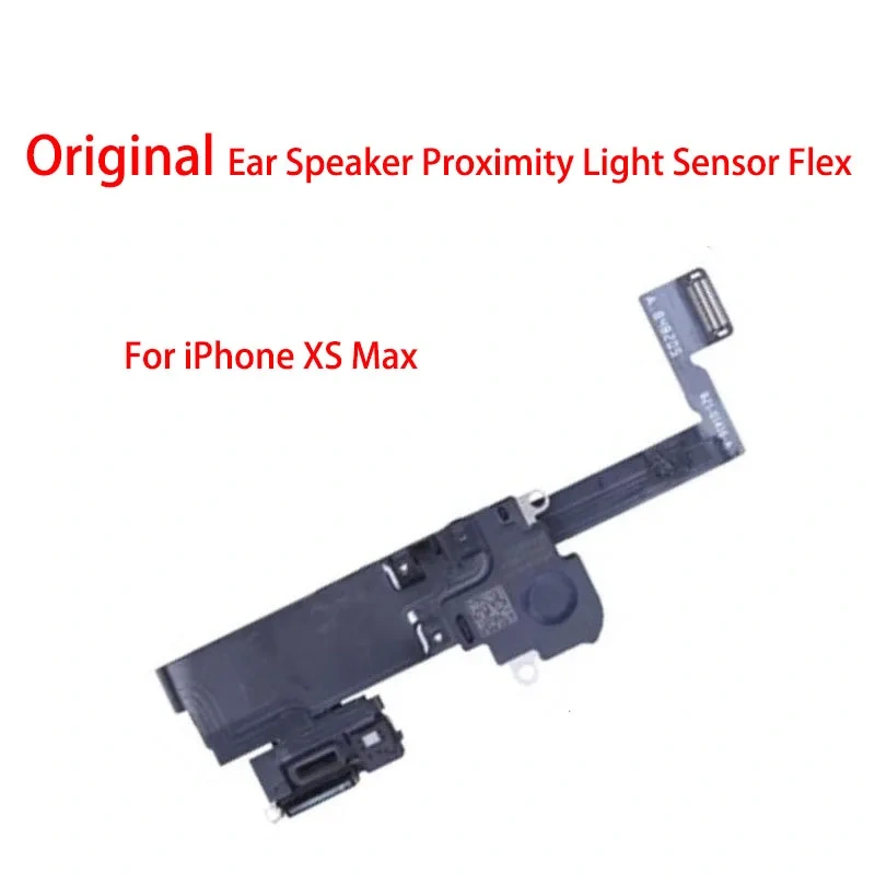 Original For iPhone X XR XS Max Ear Earpiece Proximity Light Sensor Sound Earphone Speaker Flex Cable Assembly