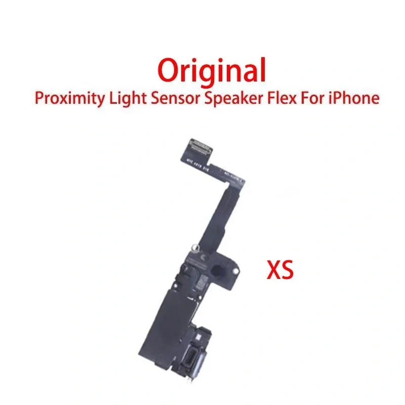 Original For iPhone X XR XS Max Ear Earpiece Proximity Light Sensor Sound Earphone Speaker Flex Cable Assembly