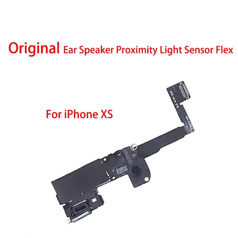 Original For iPhone X XR XS Max Ear Earpiece Proximity Light Sensor Sound Earphone Speaker Flex Cable Assembly