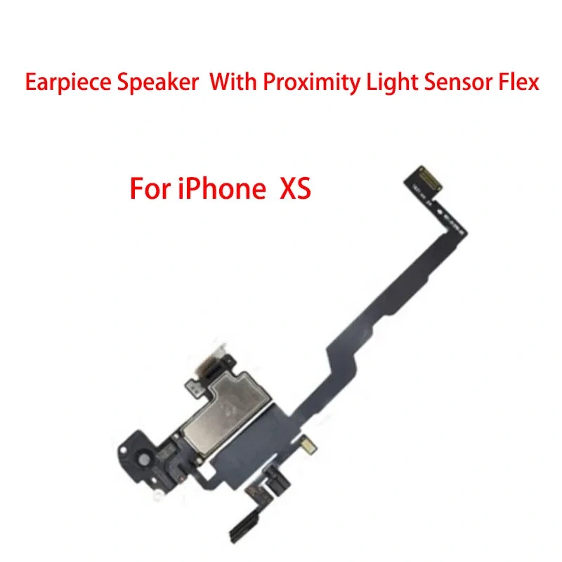 Original For iPhone X XR XS Max Ear Earpiece Proximity Light Sensor Sound Earphone Speaker Flex Cable Assembly
