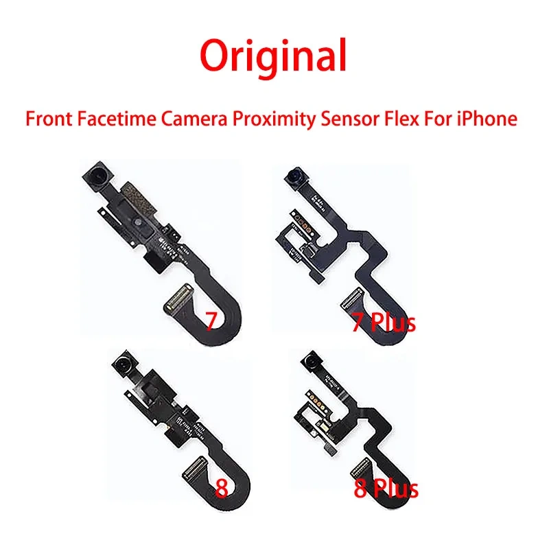 10PCS Original Front Facetime Camera with Proximity Sensor Flex Cable for iPhone 7 8 Plus