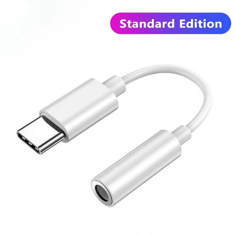 2-in-1 Audio Adapter USB C to 3 5 mm Jack Type-C Charging 3.5mm Aux Cable For Samsung Xiaomi Huawei Wired Headphones Connector