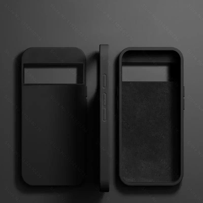 Luxury New Liquid Silicone Cases For Google Pixel 9 6 8 7 Pro 7A 6A XL Bumper Shockproof Case Soft Back Cover Phone Accessories