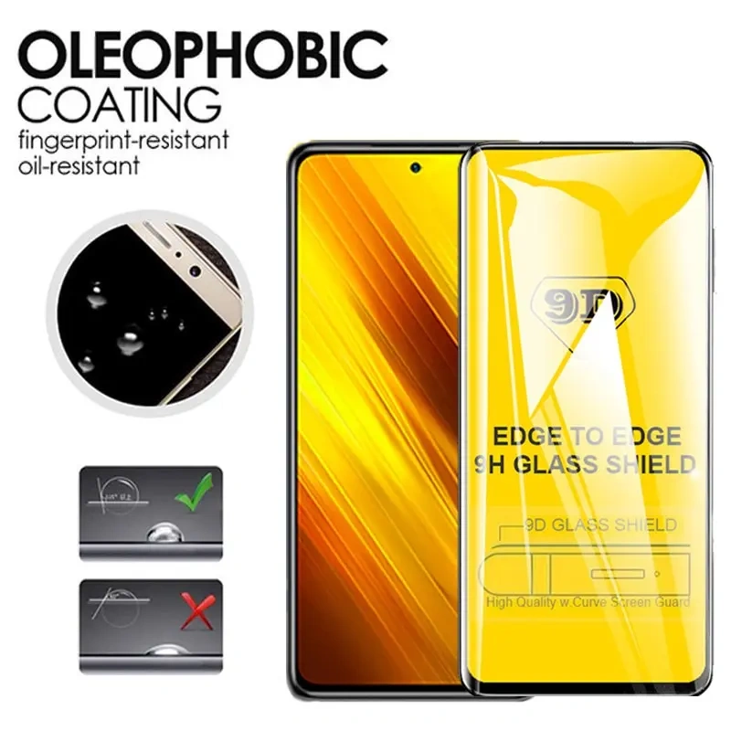2PCS 9D Full Tempered Glass For Xiaomi Redmi Note 10 Pro 12 11 Pro Plus 9 8 7 11s 10s 9s 12s 11T 8T 10T 6 5A 5 Screen Protector