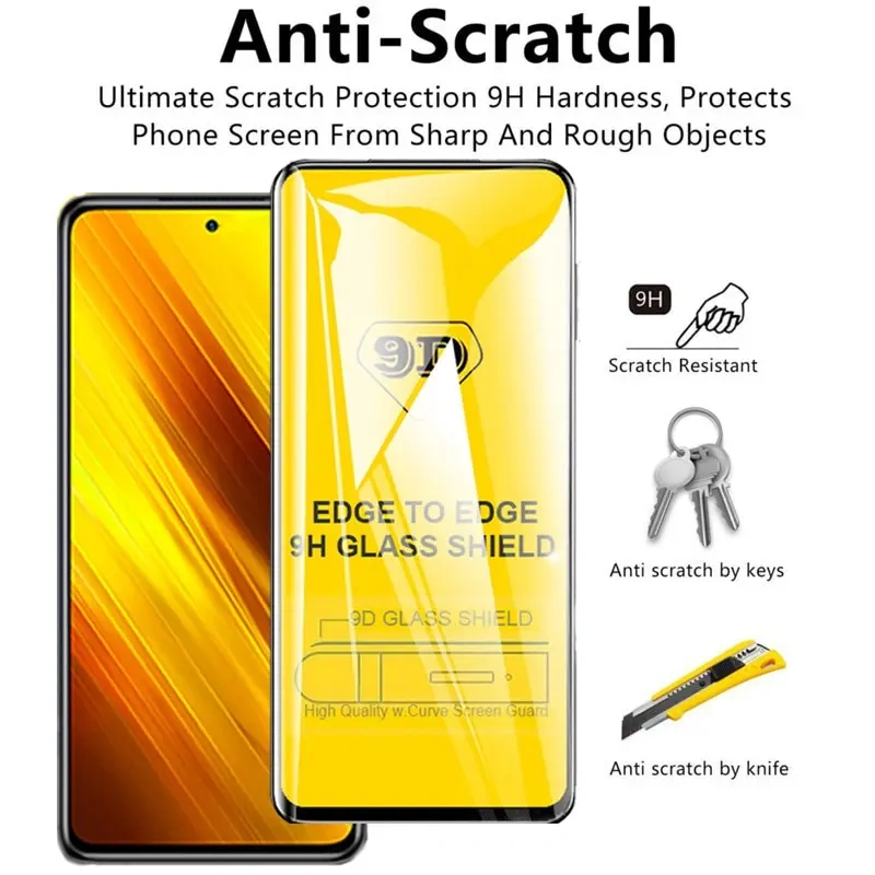 2PCS 9D Full Tempered Glass For Xiaomi Redmi Note 10 Pro 12 11 Pro Plus 9 8 7 11s 10s 9s 12s 11T 8T 10T 6 5A 5 Screen Protector