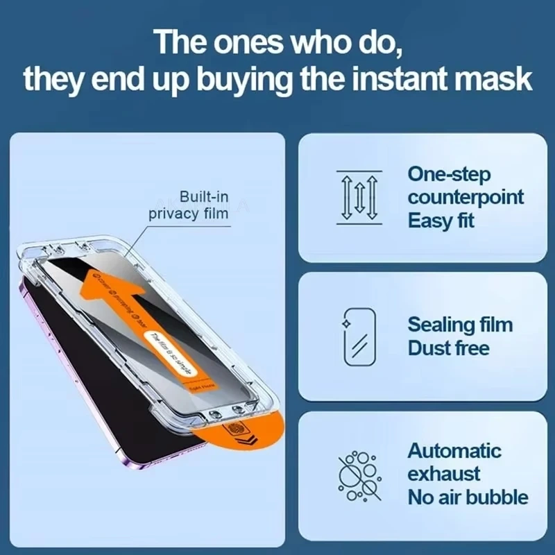 Oleophobic Coating Dust free Installation Anti Spy Screen Protector For Xiaomi Redmi Note 13 Pro 5G 12 11 10 9 8 7 9s 11s 10s
