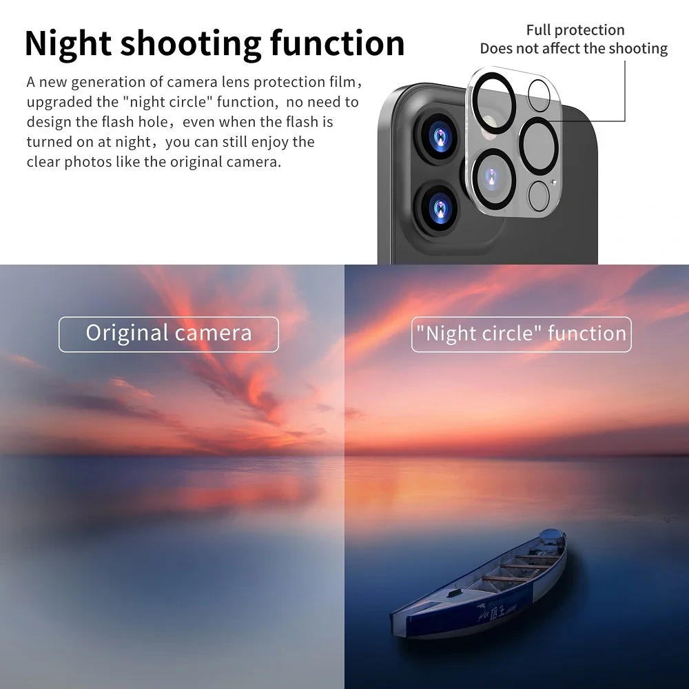 3pcs Camera Lens Protector For iPhone 16 Pro Max  Glass iPhone 15 17 Air 14 11 12 13 14 Plus 13 Mini Lens Screen Protectors