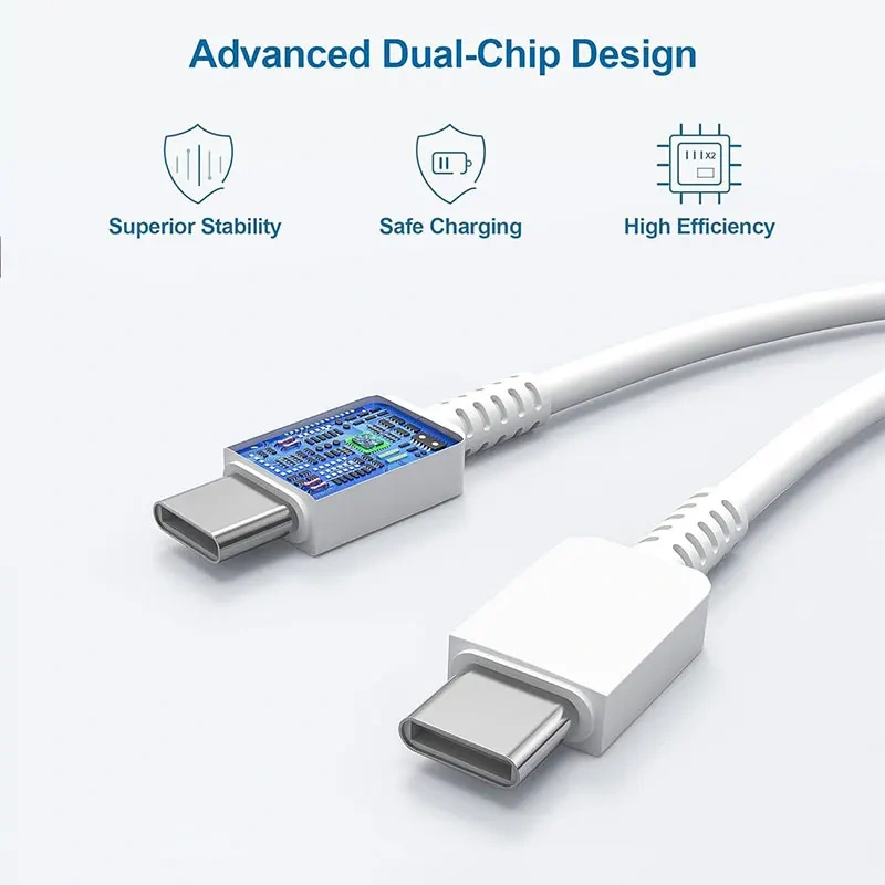 3A USB Type C to Type C Cable PD Super Fast Charge Line For Galaxy S25 S24 S23 S22 S21 S20 A15 A25 A35 A55 Z Flip Fold 6 5 4 3 2