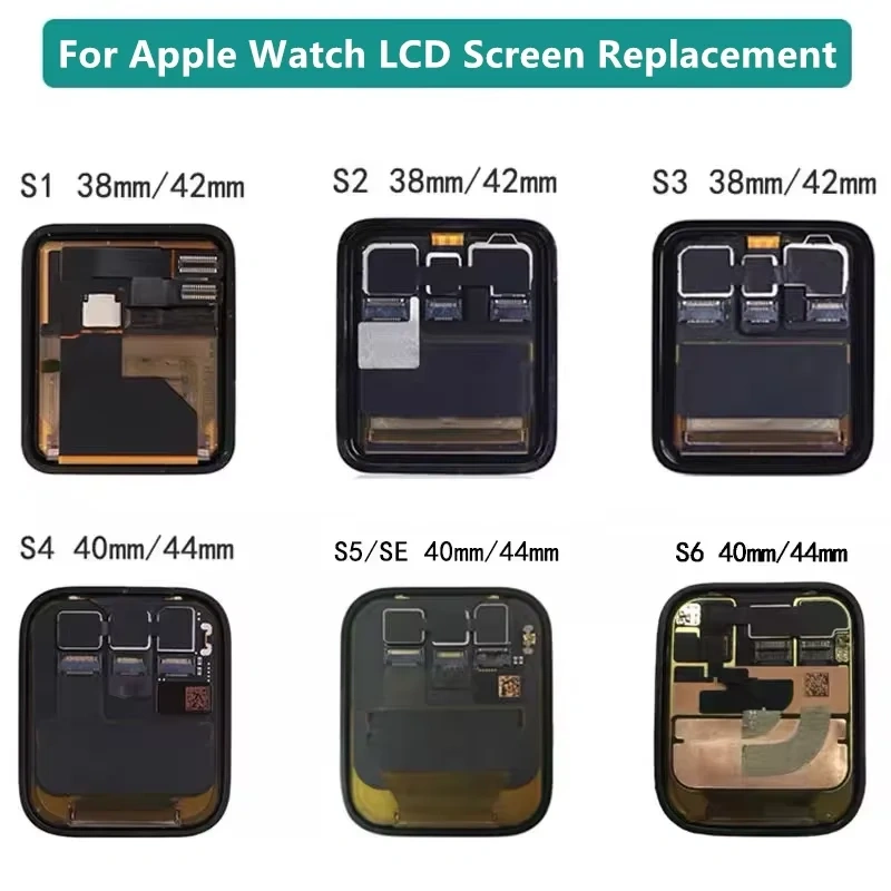 For Apple Watch Series 1 2 3 4 5 6 7 8 9 10 SE Screen Replacement LCD Display OLED With Touch Ultra SE2 Full Assembly