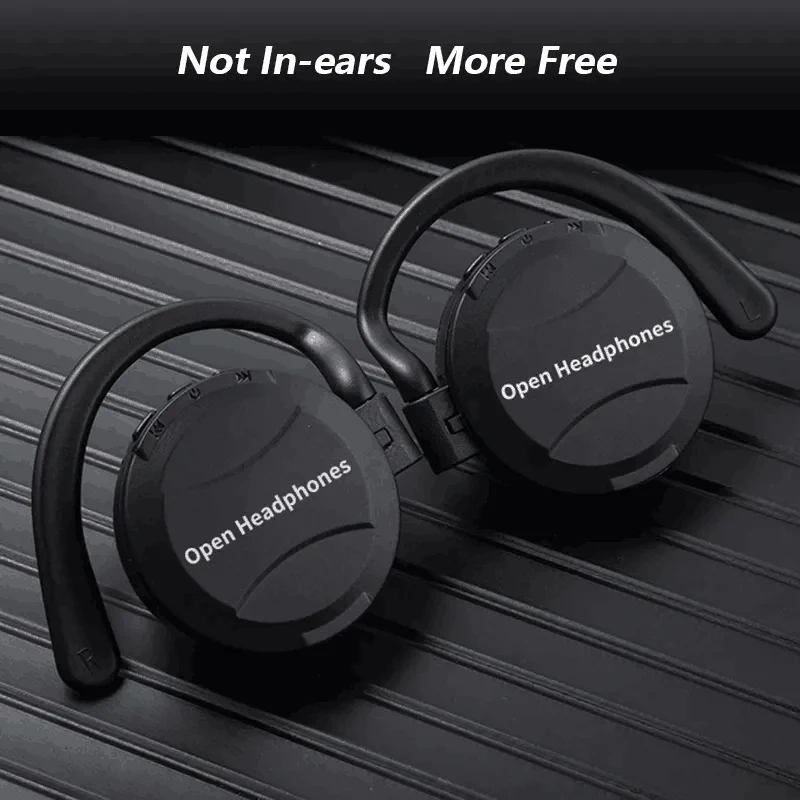 NEW K6 Bluetooth Earphones Tws Ear Hook Bluetooth 5.3 Running Sports Stereo Buttons Control With Microphone Wireless Headphones