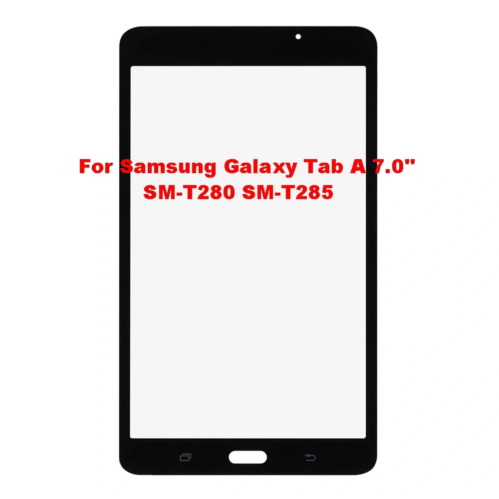 For Samsung Galaxy Tab A T307 T280 A9 X110 X210 S6 P610 S7 T870 T730 Touch Screen Panel Tablet Front Outer Glass Lens With OCA