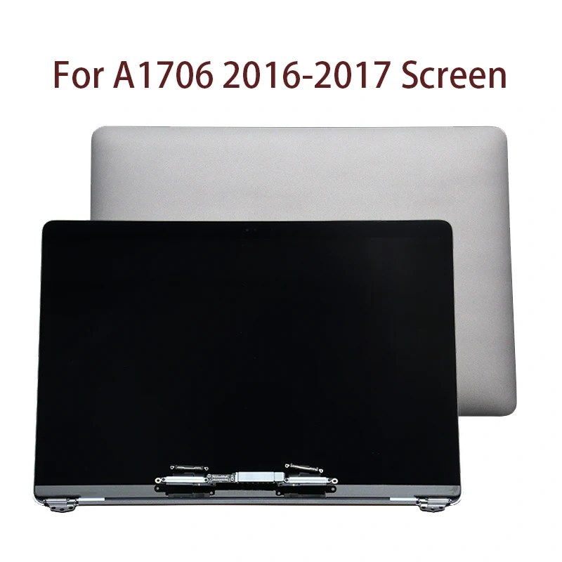 Laptop Silver Space Gray Screen Display Assembly For MacBook Retina 13" A1706 Full LCD 2016 2017 Year Monitor Change Repair New