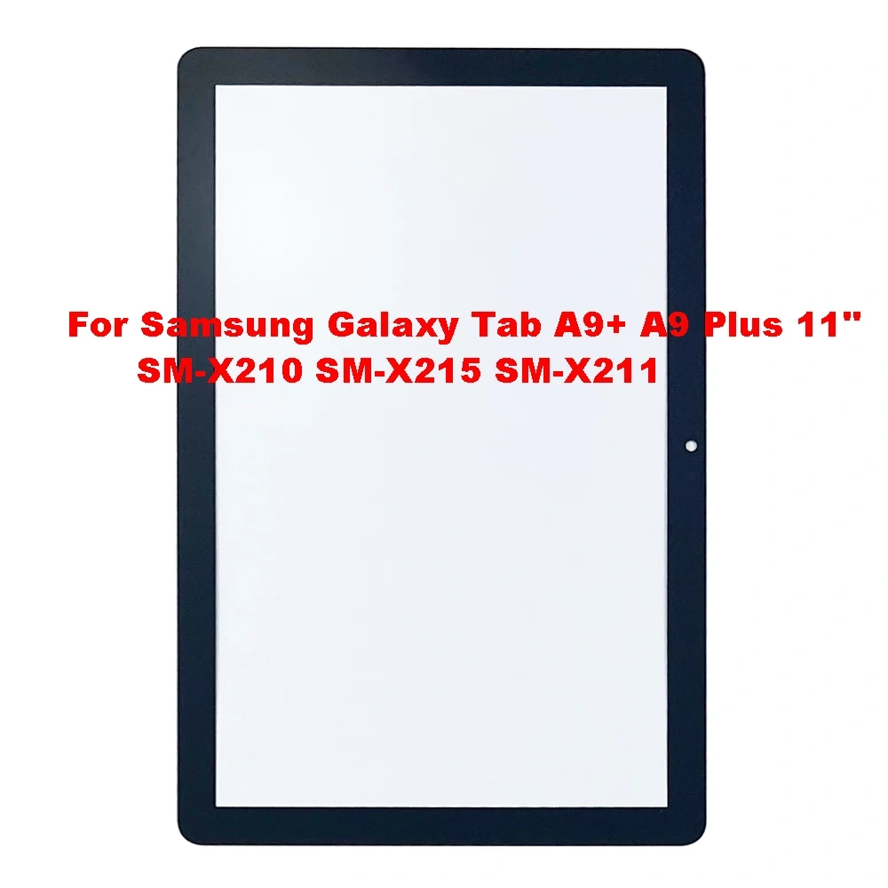 For Samsung Galaxy Tab A T307 T280 A9 X110 X210 S6 P610 S7 T870 T730 Touch Screen Panel Tablet Front Outer Glass Lens With OCA
