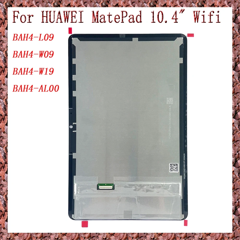 AAA For HUAWEI MatePad 10.4" Wifi BAH4-L09 BAH4-W09 BAH4-W19 BAH4-AL00 LCD Display Touch Screen Digitizer Glass Assembly