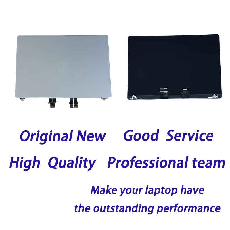 New 16'' M3 LCD Screen Display Panel For Macbook Pro Max A2991 LCD Screen 2023 Year Emc 8408 Replacement Sliver Space Black