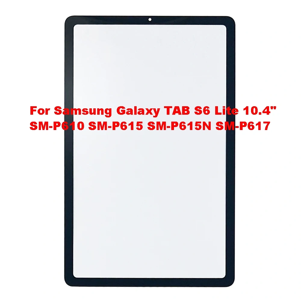 For Samsung Galaxy Tab A T307 T280 A9 X110 X210 S6 P610 S7 T870 T730 Touch Screen Panel Tablet Front Outer Glass Lens With OCA