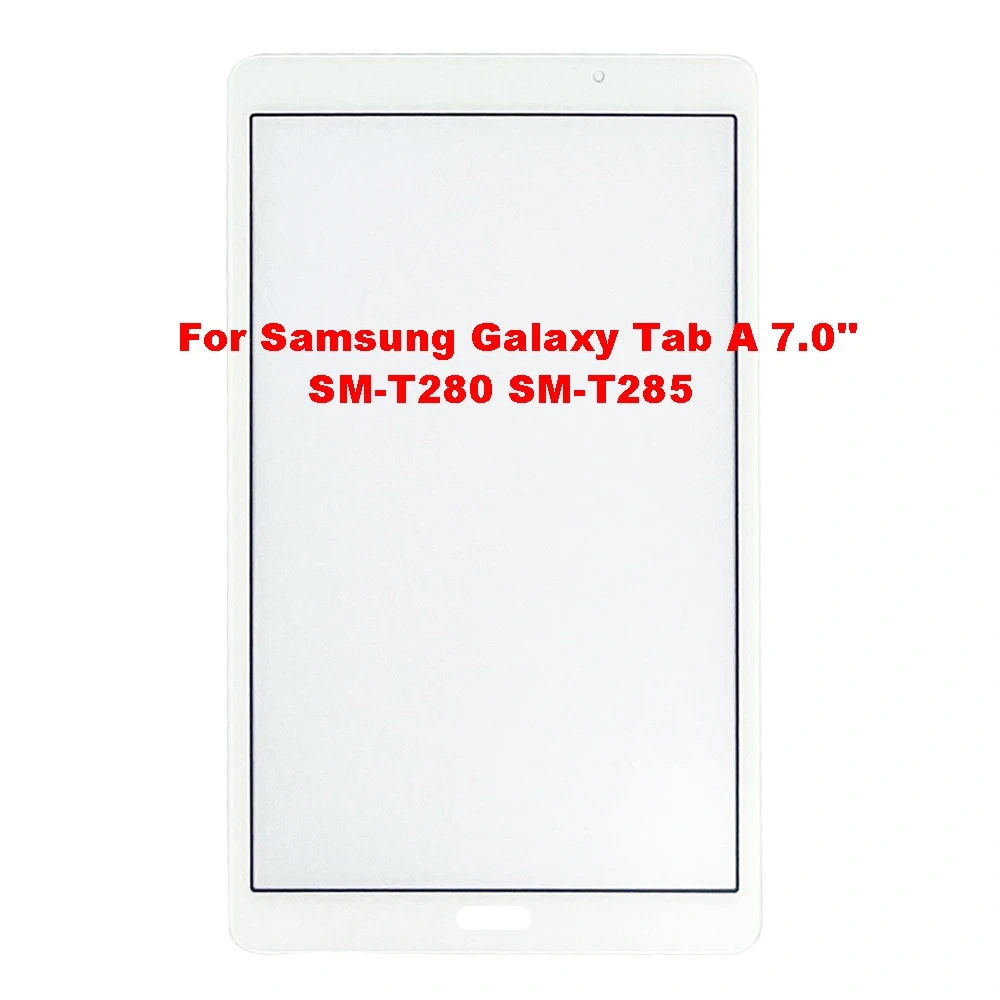 For Samsung Galaxy Tab A T307 T280 A9 X110 X210 S6 P610 S7 T870 T730 Touch Screen Panel Tablet Front Outer Glass Lens With OCA