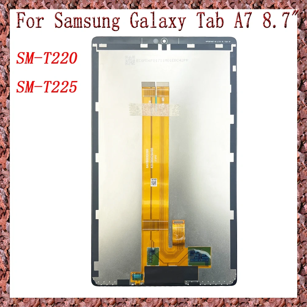 AAA For Samsung Galaxy Tab A7 8.7'' SM-T220 SM-T225 T220 T225 LCD Display Touch Screen Digitizer Glass Assembly Repair Parts