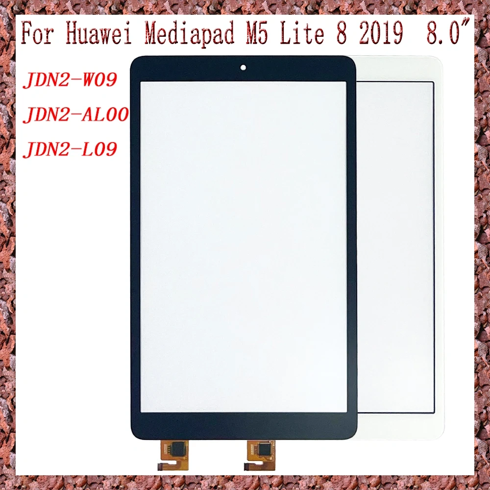 AAA For Huawei Mediapad M5 Lite 8 2019 8.0" JDN2-W09 JDN2-AL00 JDN2-L09 Touch Screen + OCA LCD Front Glass Panel Replacement