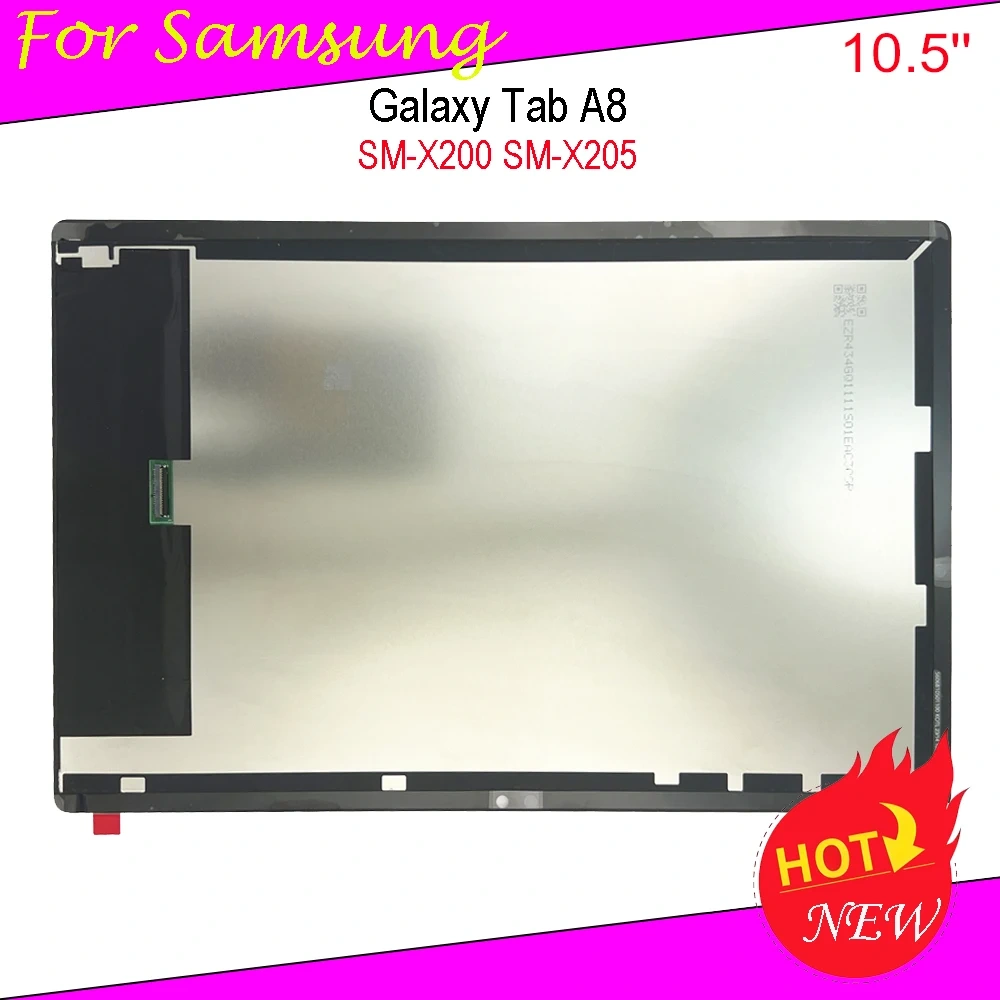 10.5" For Samsung Galaxy Tab A8 10.5 2021 SM-X200 X205 X205C Display Touch Screen And Lcd Assembly Replacement Parts