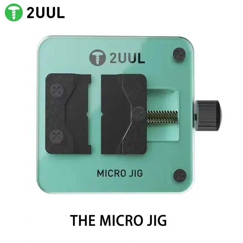 2UUL THE MICRO JIG Holder Universal Chip MINI Fixture BGA Glass Holder Phone Motherboard NAND CPU IC Cleaning Clamp