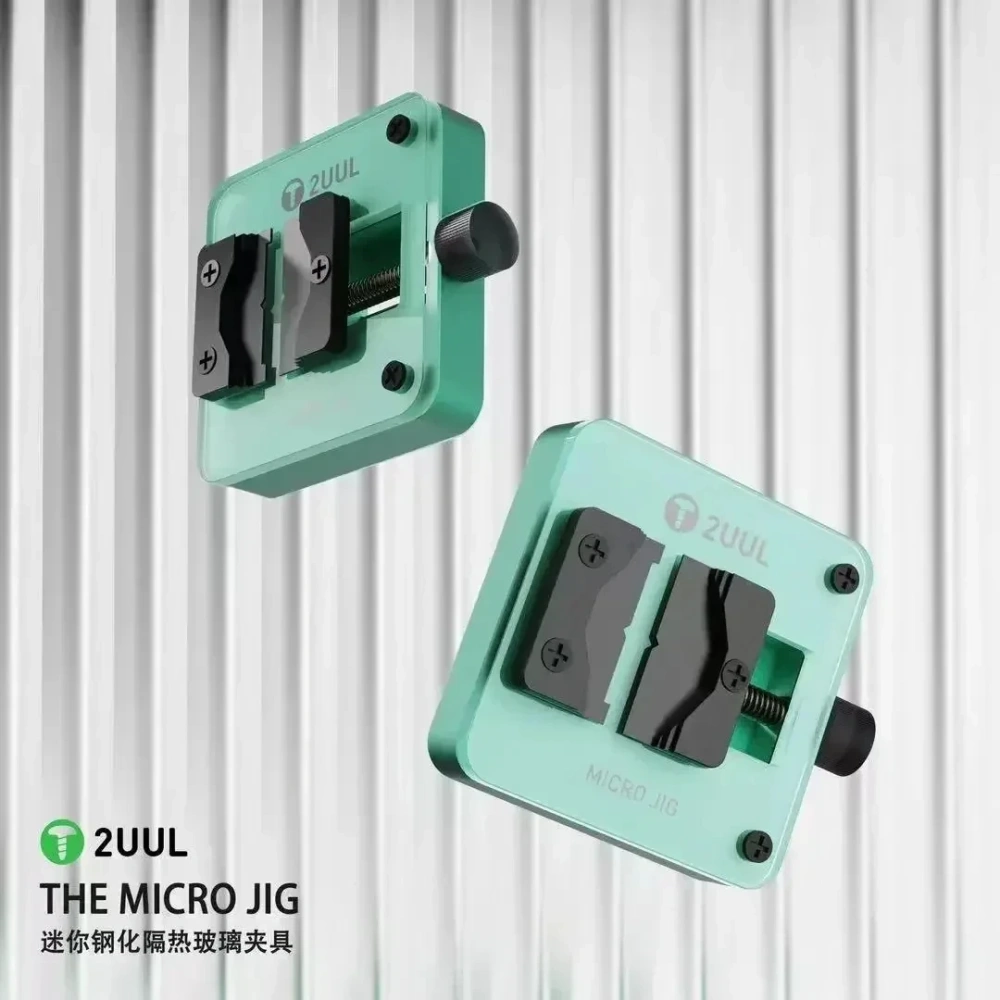 2UUL THE MICRO JIG Holder Universal Chip MINI Fixture BGA Glass Holder Phone Motherboard NAND CPU IC Cleaning Clamp