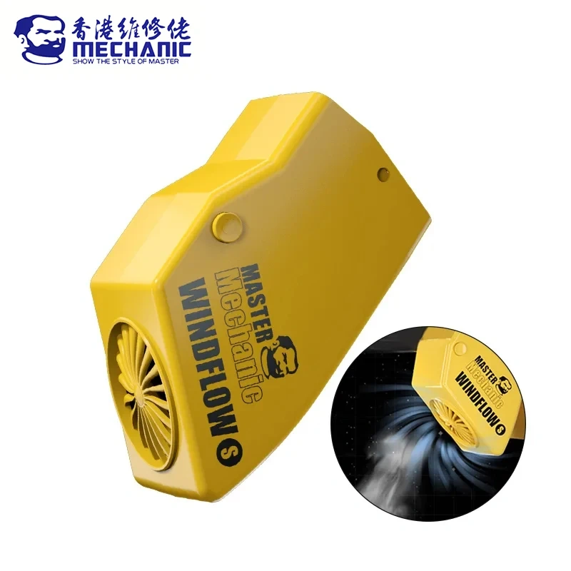 Portable Solder Fume Extraction Instrument for Microscope MECHANIC WindflowS 8000RPM Strong Wind Power Fume Removal Fan